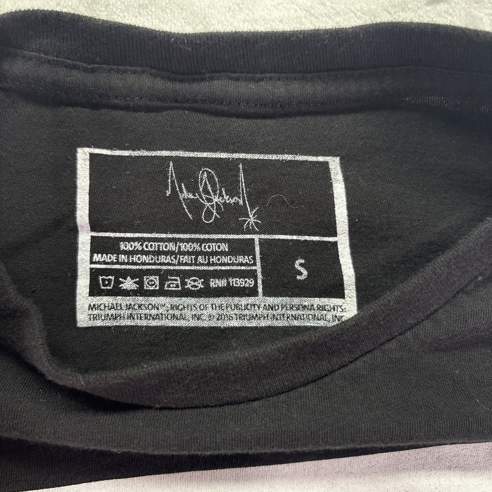 Michael Jackson BAD Graphic Tee- Size Small Black Men's 2016 - Picture 5 of 6